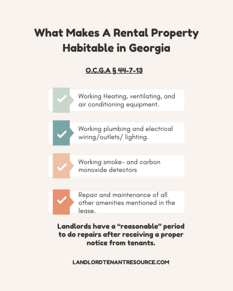 Georgia Landlord Tenant Law On Air Conditioning Rules