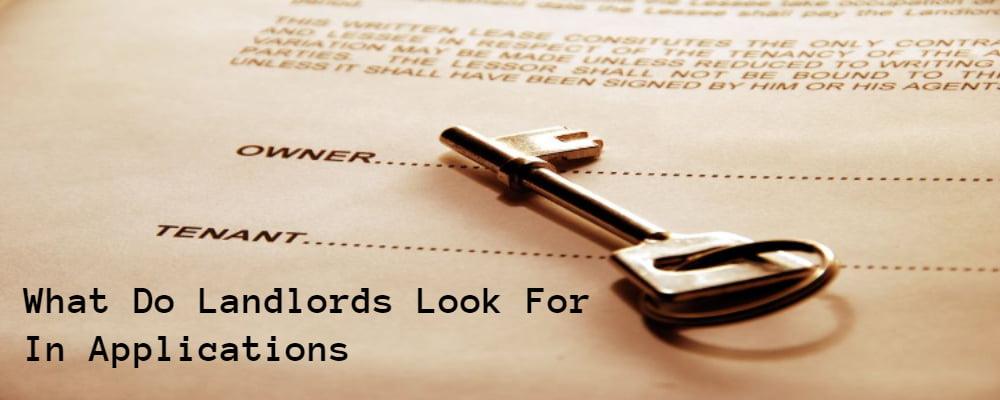 What do Landlords look for in Applications