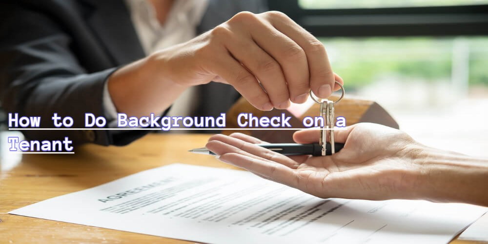 How to Do Background Check on a Tenant