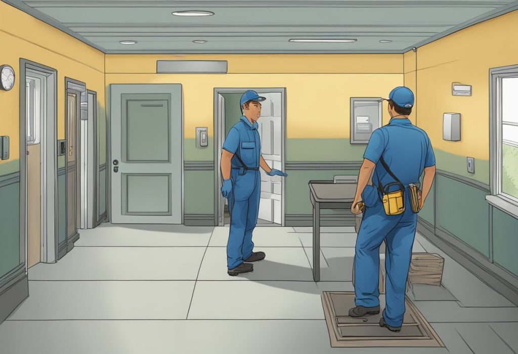 Can maintenance come in without notice in Georgia?